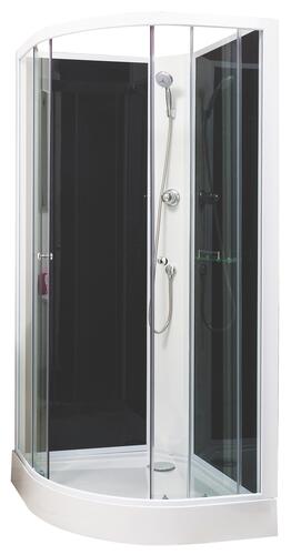 Cabine de douche quart de cercle 90cm TAYA